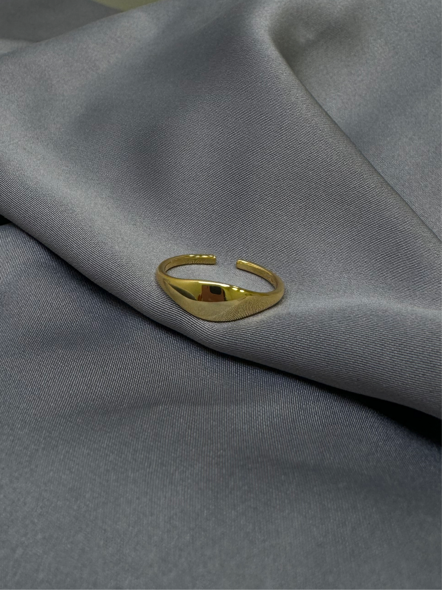 Signature gold ring