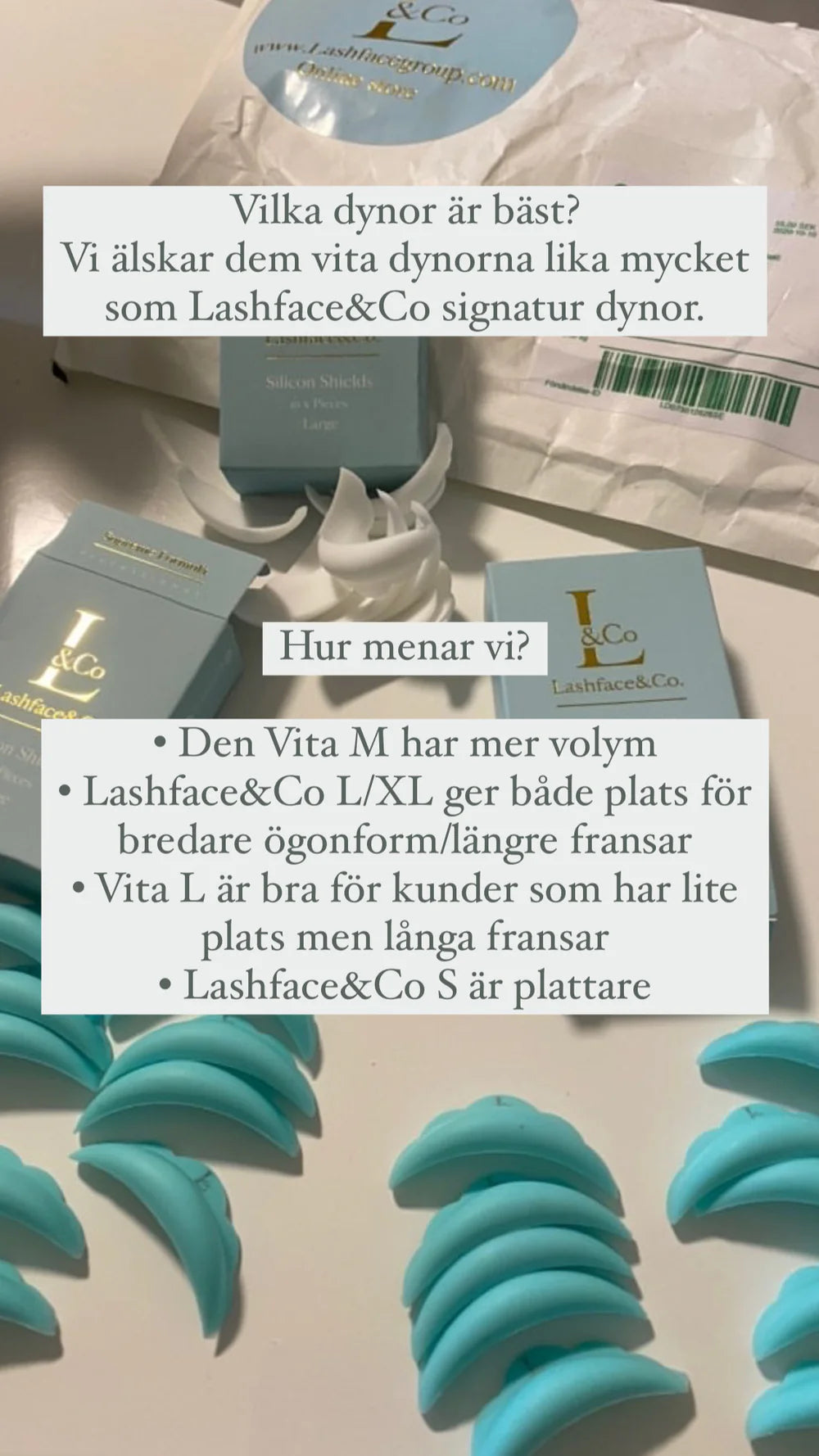 Lashface Shields SMALL Blå